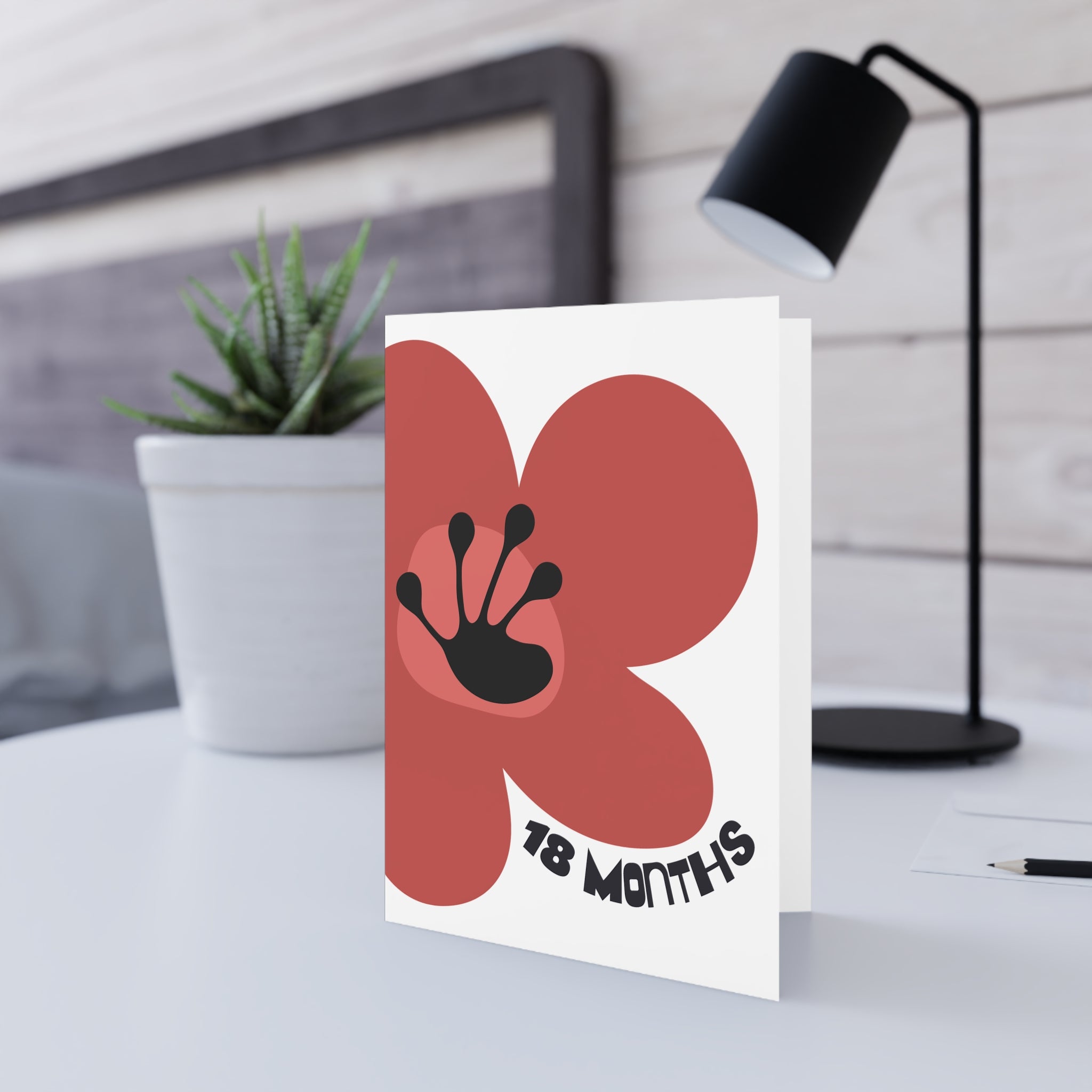 18 Month Milestone Greeting Card | Recovery Gift | Poop2Poppies™