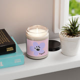 6 Month Milestone Text Scented Soy Candle (255g) - Light Pink