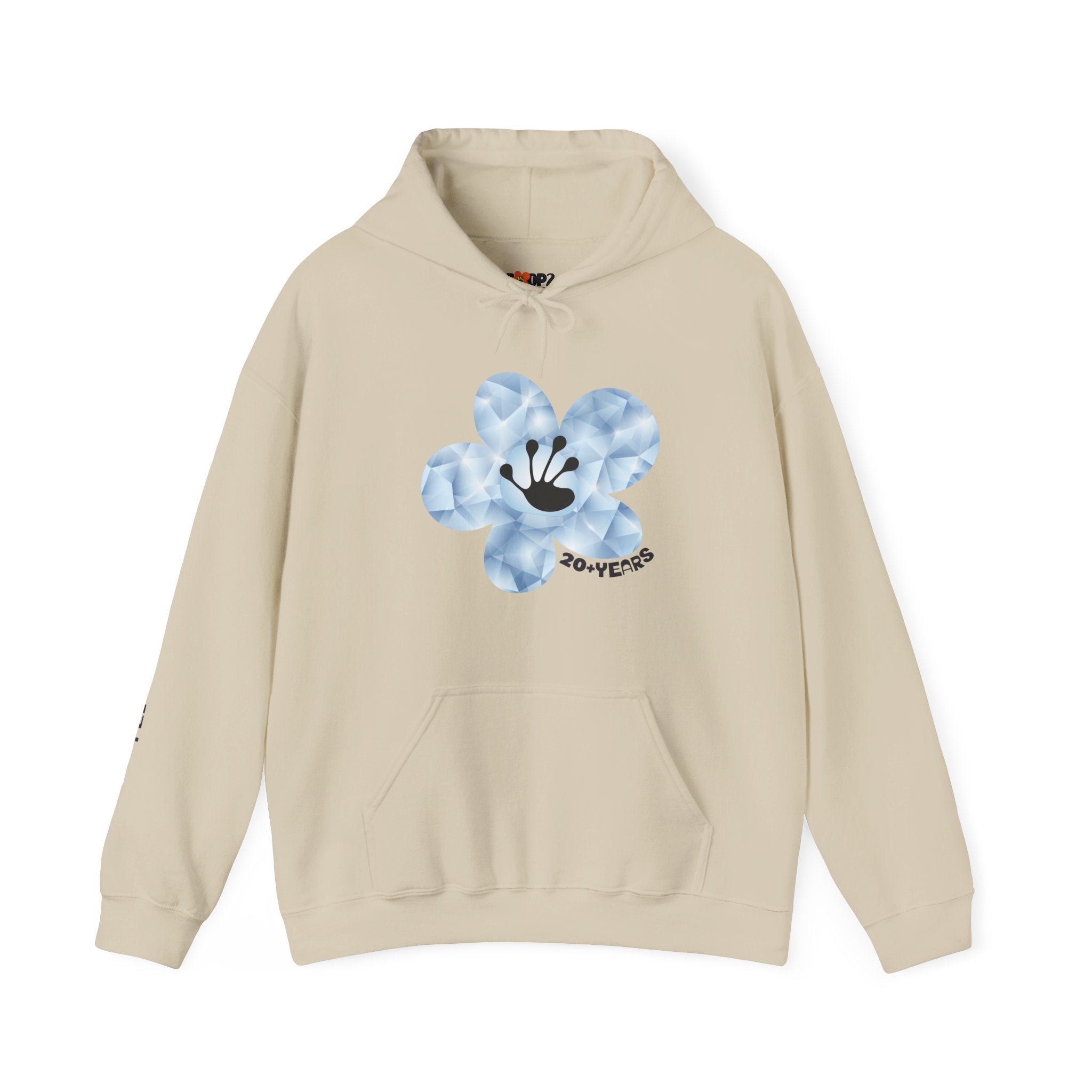 20+ Year Milestone Unisex Flower Hoodie | Recovery Gift | Poop2Poppies™