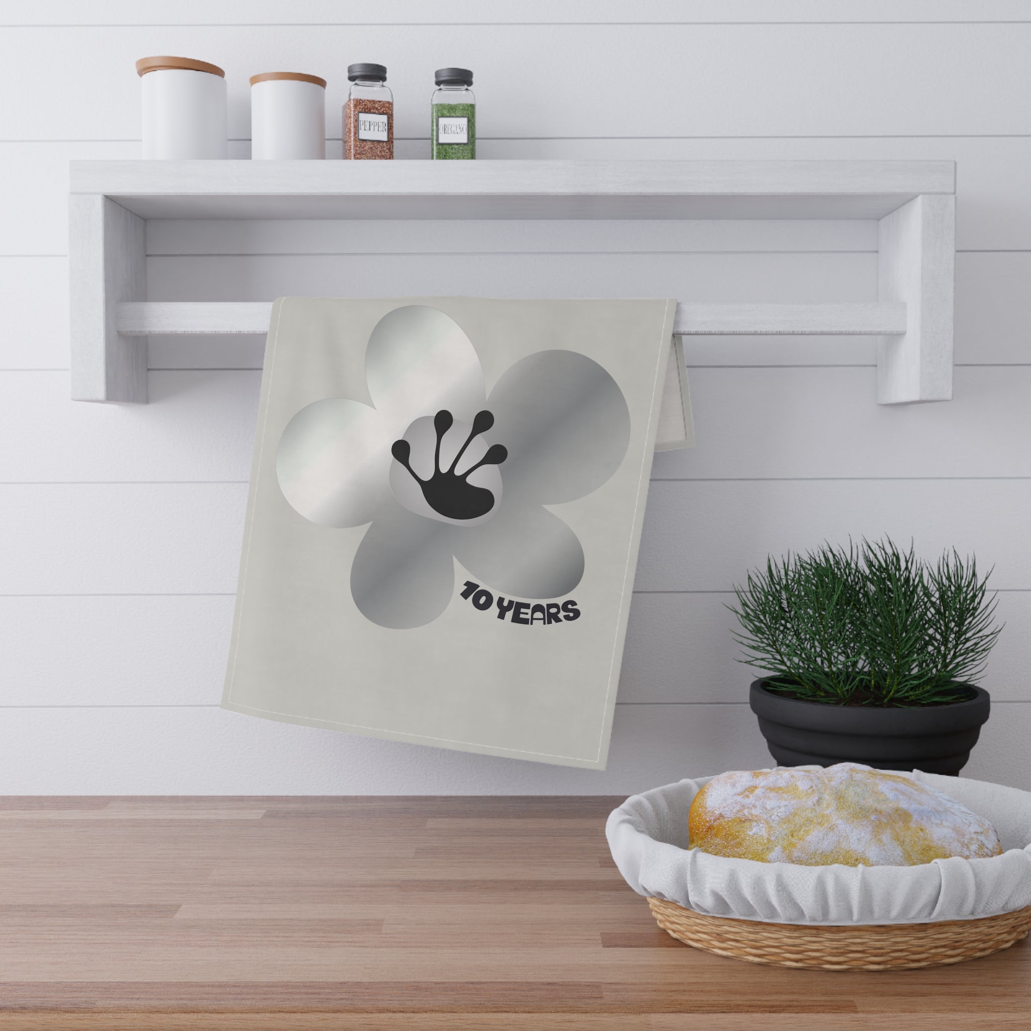 10 Year Milestone Ash Tea Towel