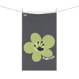 9 Month Milestone Charcoal Tea Towel