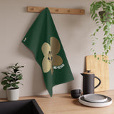 15 Year Milestone Forest Green Tea Towel