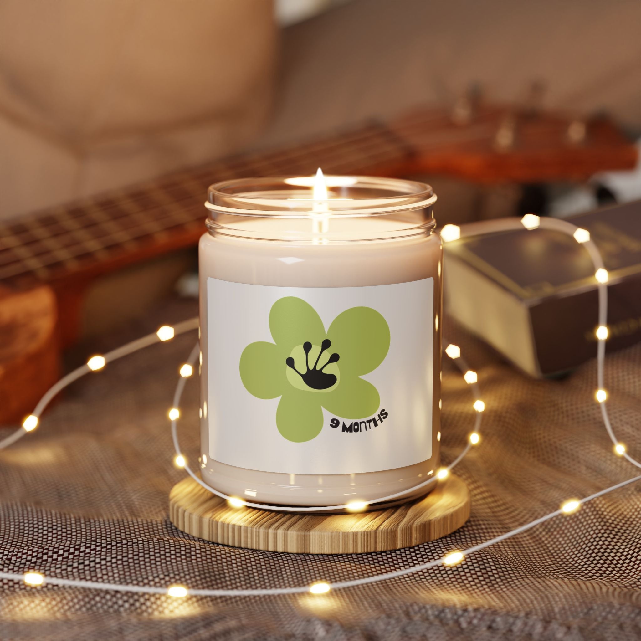 9 Month Milestone Scented Soy Candle | Recovery Gift | Poop2Poppies™
