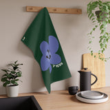 7 Year Milestone Forest Green Tea Towel