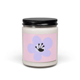 6 Month Flower Scented Soy Candle (255g) - Light Pink