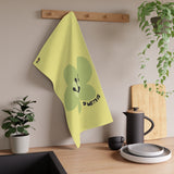9 Month Milestone Cornsilk Tea Towel