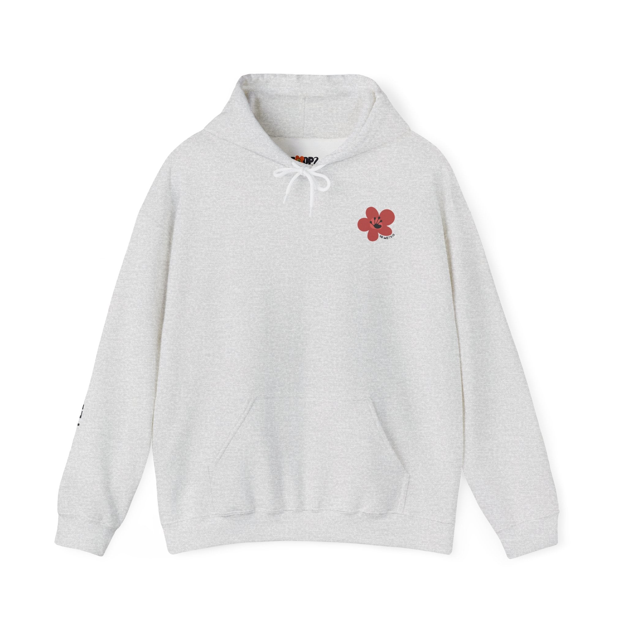 18 Month Milestone Unisex Front & Back Flower Hoodie