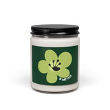 9 Month Milestone Text Scented Soy Candle (255g) - Forest Green