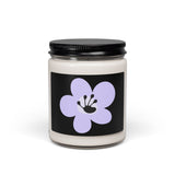 6 Month Flower Scented Soy Candle (255g) - Black