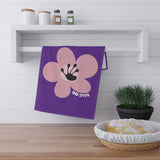 90 Day Milestone Purple Tea Towel