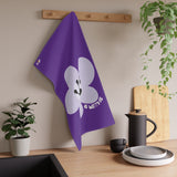 6 Month Milestone Purple Tea Towel