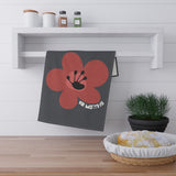 18 Month Milestone Charcoal Tea Towel