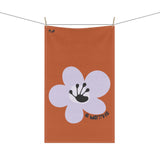 6 Month Milestone Antique Orange Tea Towel