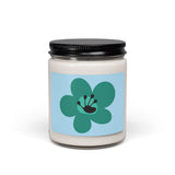 3 Year Flower Scented Soy Candle (255g) - Light Blue