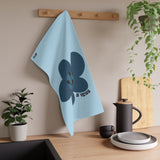 5 Year Milestone Light Blue Tea Towel