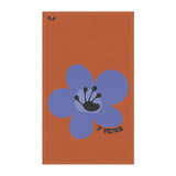 7 Year Milestone Antique Orange Tea Towel