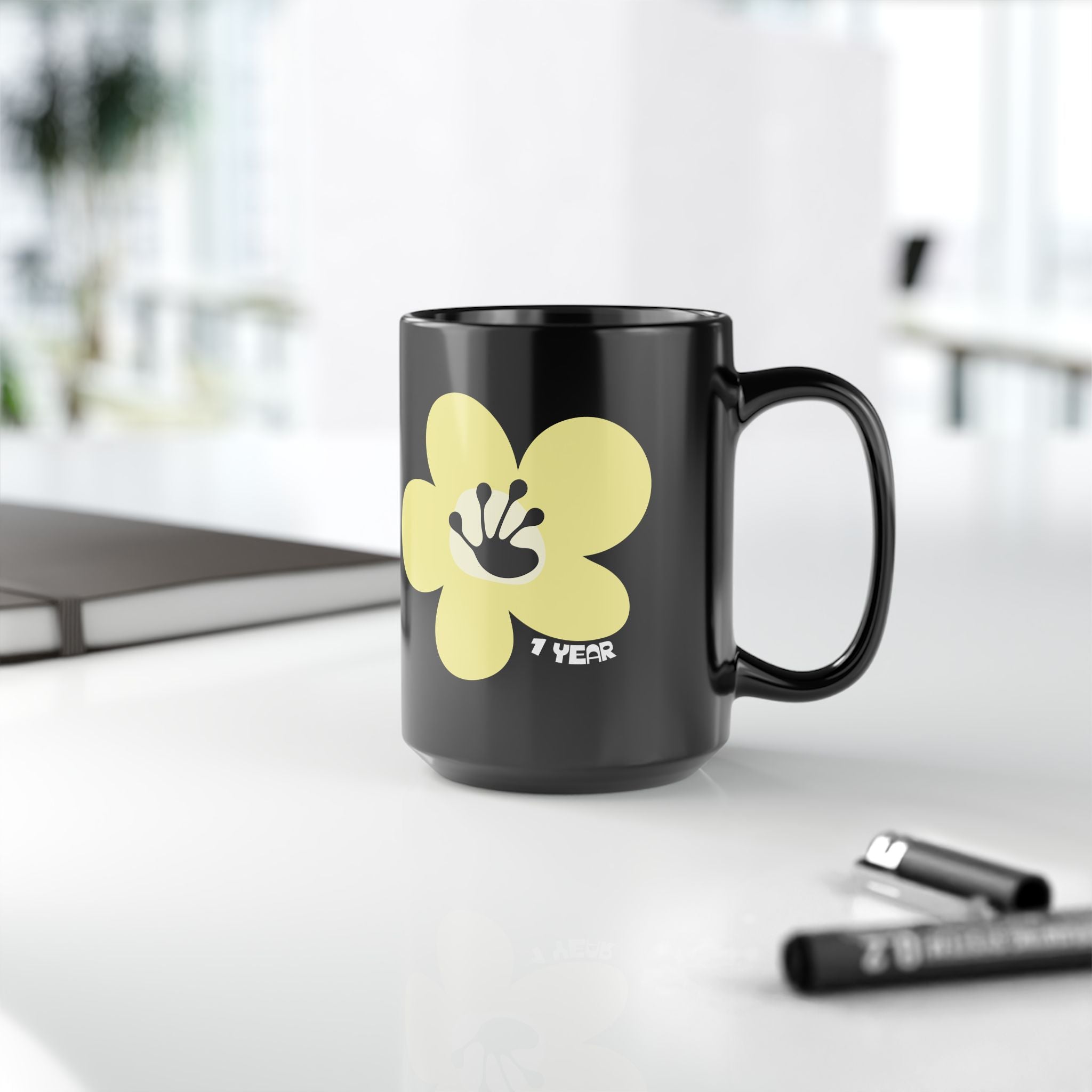 1 Year Milestone 15oz Ceramic Mug | Recovery Gift | Poop2Poppies™
