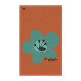 3 Year Milestone Antique Orange Tea Towel
