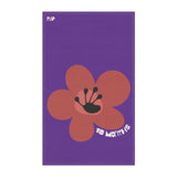 18 Month Milestone Purple Tea Towel