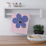 7 Year Milestone Light Pink Tea Towel