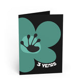 3 Year Milestone Greeting Card | Recovery Gift | Poop2Poppies™