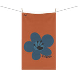 5 Year Milestone Antique Orange Tea Towel