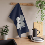 10 Year Milestone Navy Tea Towel