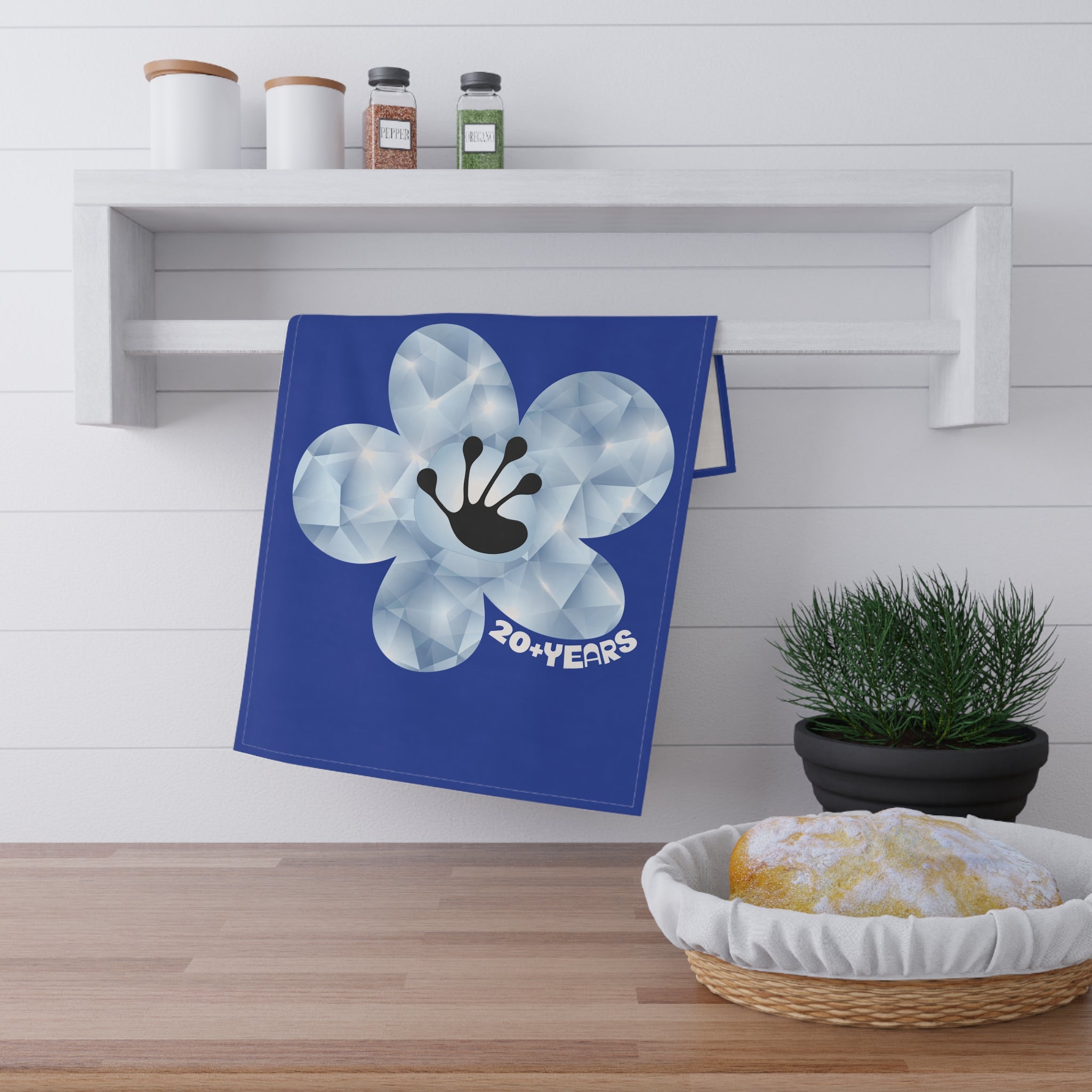 20+ Year Milestone Royal Tea Towel