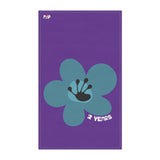 2 Year Milestone Purple Tea Towel