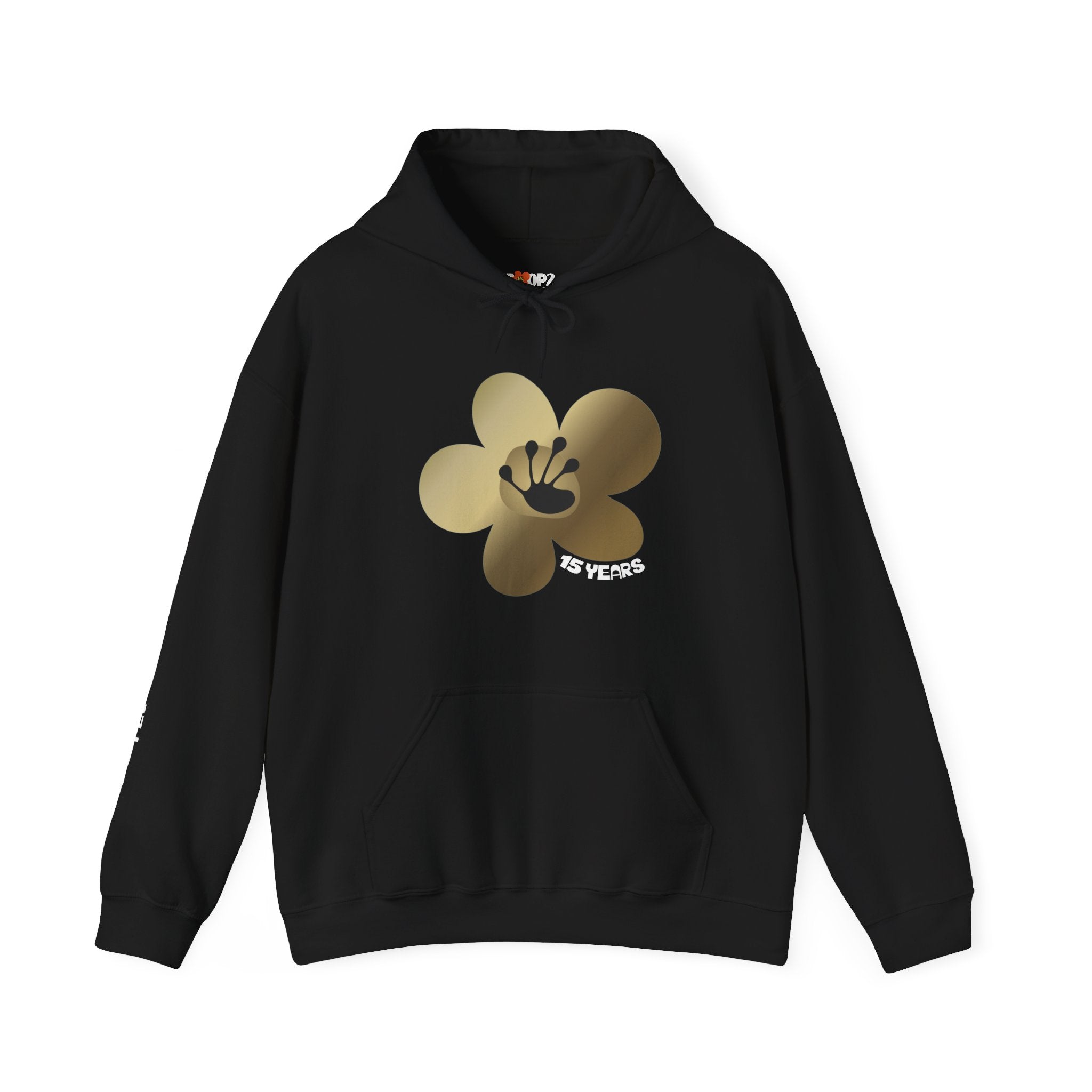 15 Year Milestone Unisex Flower Hoodie | Recovery Gift | Poop2Poppies™