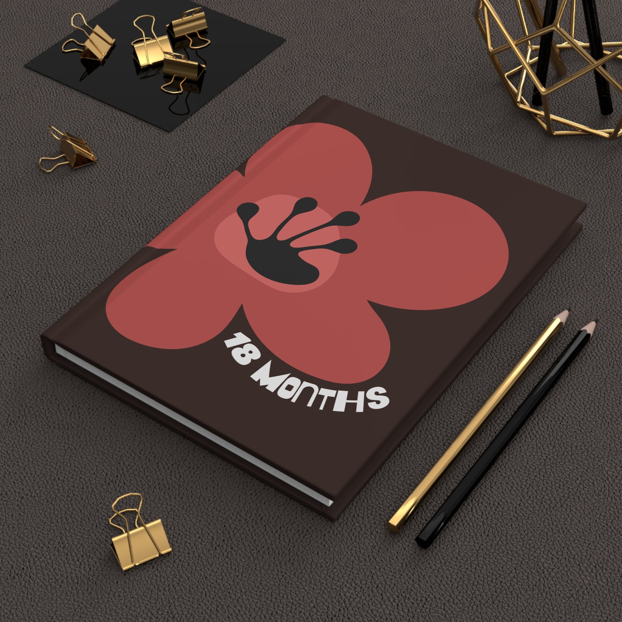 18 Month Milestone Dark Chocolate Journal