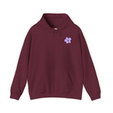 4 Year Milestone Unisex Front & Back Flower Hoodie