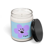 4 Year Milestone Text Scented Soy Candle (255g) - Light Blue