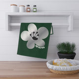 10 Year Milestone Forest Green Tea Towel