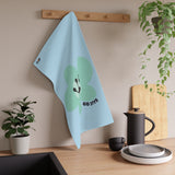 60 Day Milestone Light Blue Tea Towel