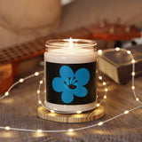 Just For Today Deep Sky Blue Scented Soy Candle (255g) - Black