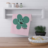 3 Year Milestone Light Pink Tea Towel