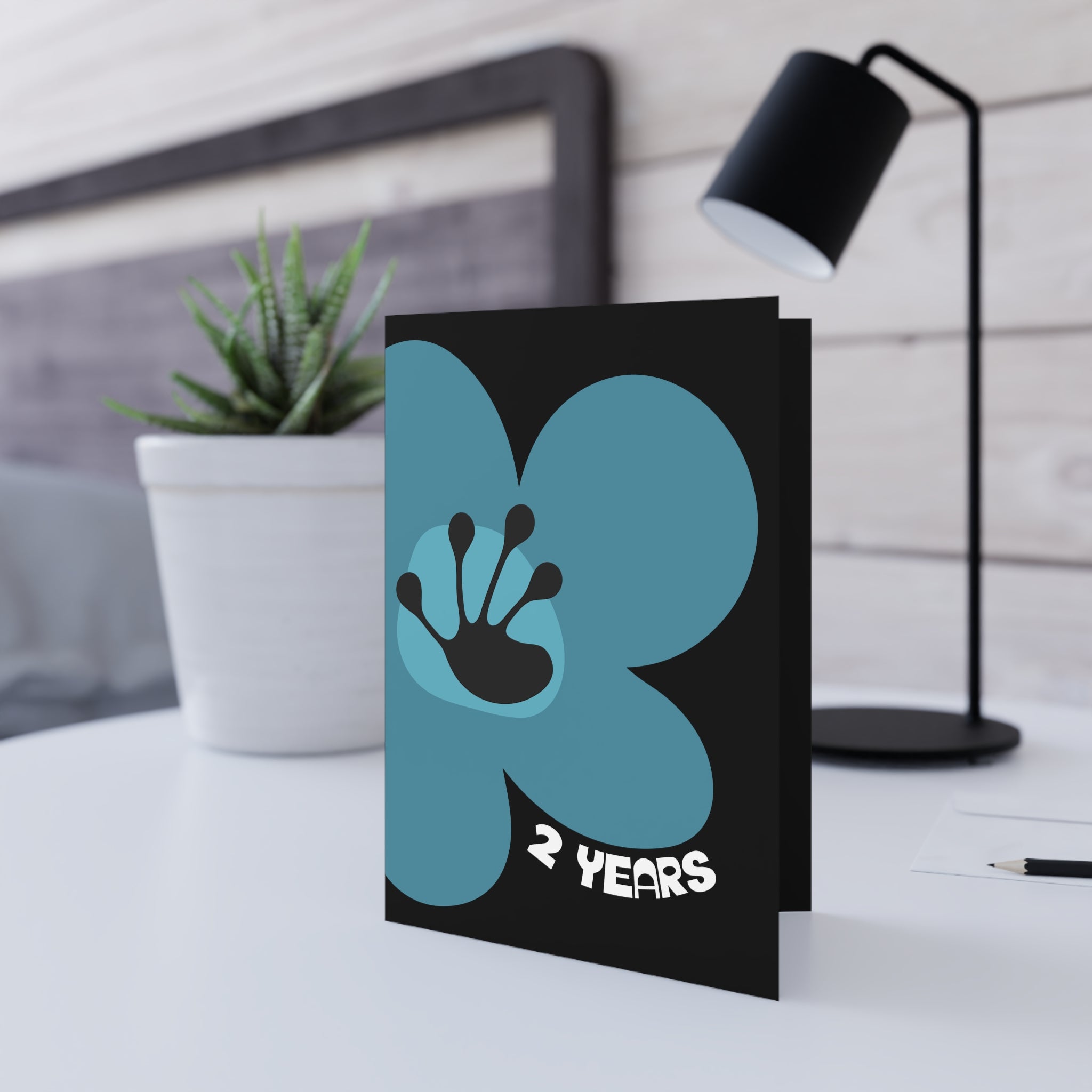 2 Year Milestone Greeting Card | Recovery Gift | Poop2Poppies™