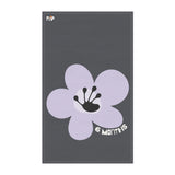 6 Month Milestone Charcoal Tea Towel