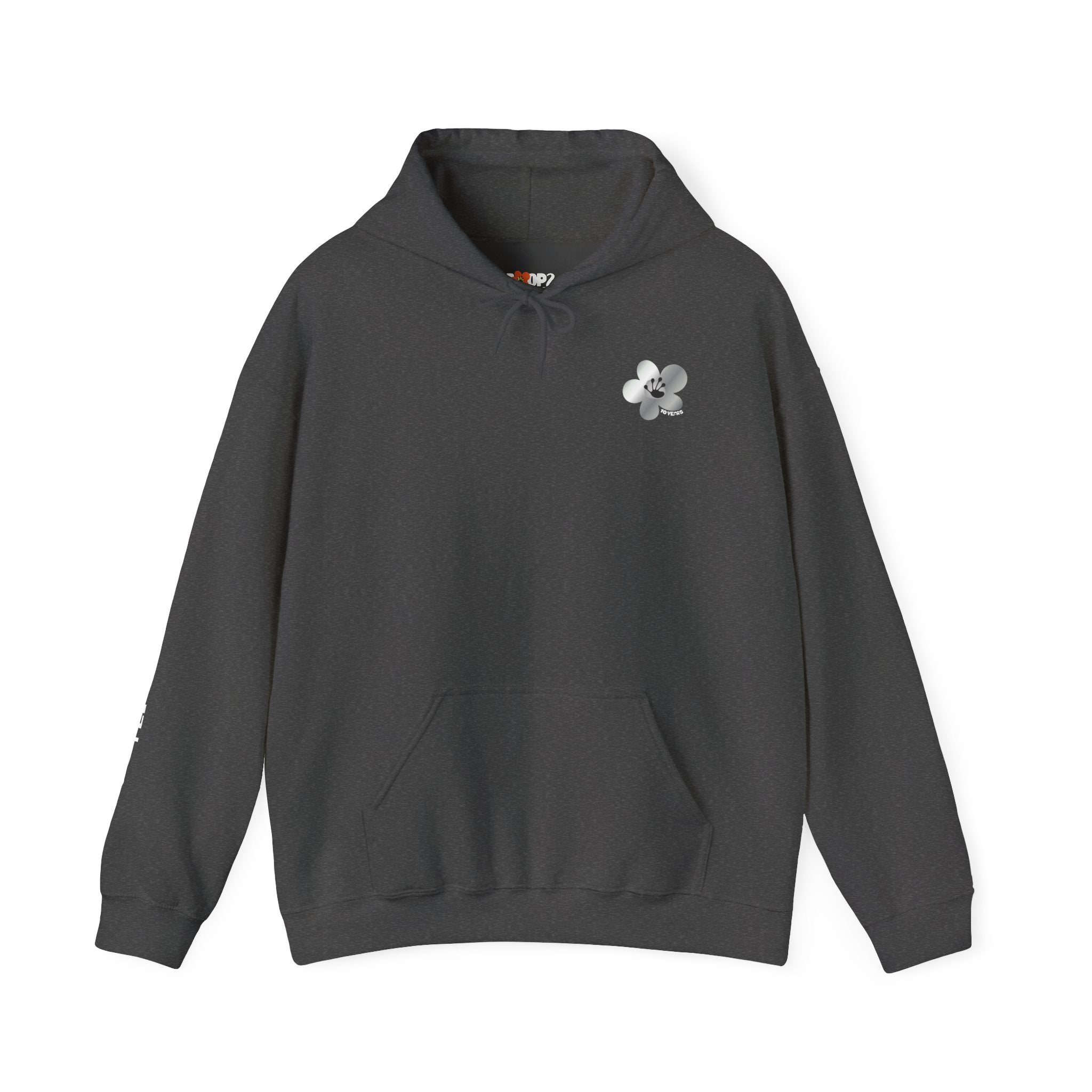 10 Year Milestone Unisex Front & Back Flower Hoodie