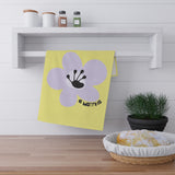 6 Month Milestone Cornsilk Tea Towel