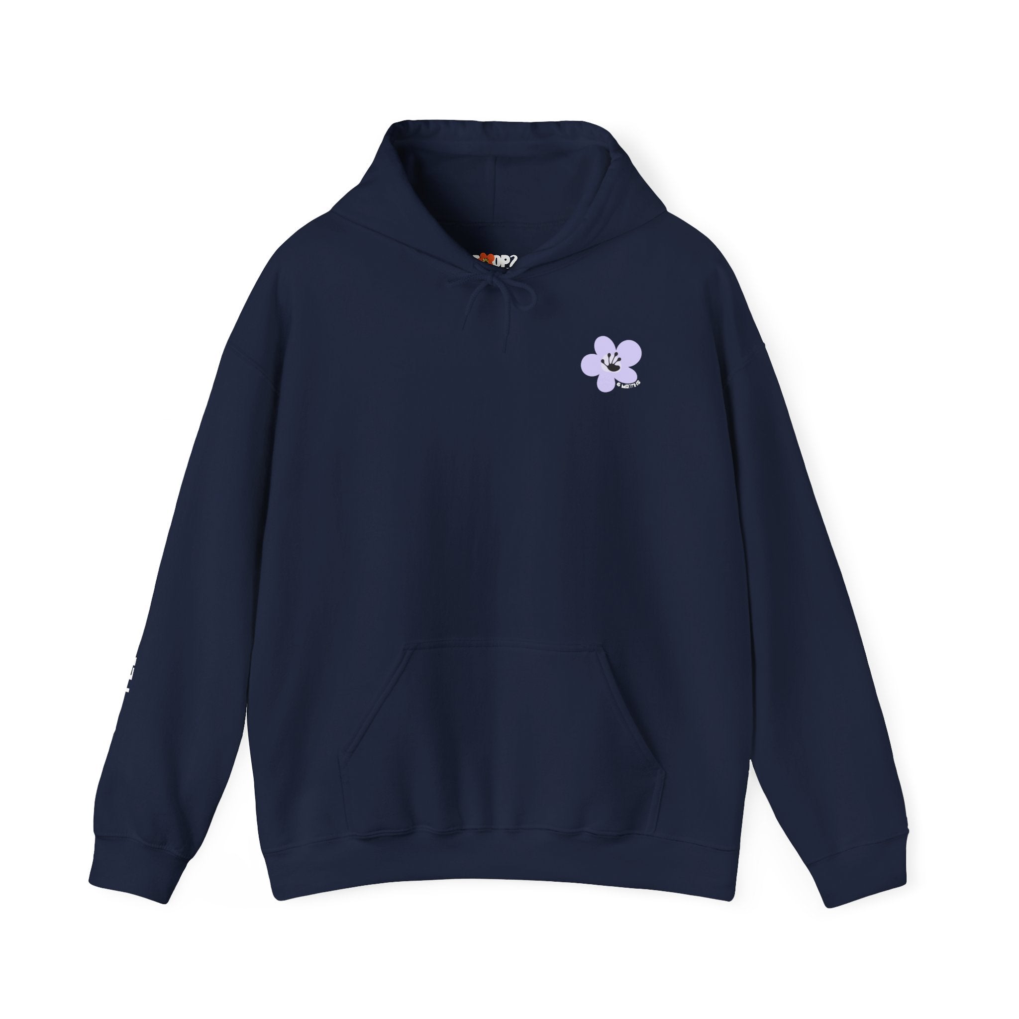 6 Month Milestone Unisex Front & Back Flower Hoodie