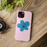 Just For Today Flower Light Pink Tough Phone Case | Recovery Gift | Poop2Poppies™