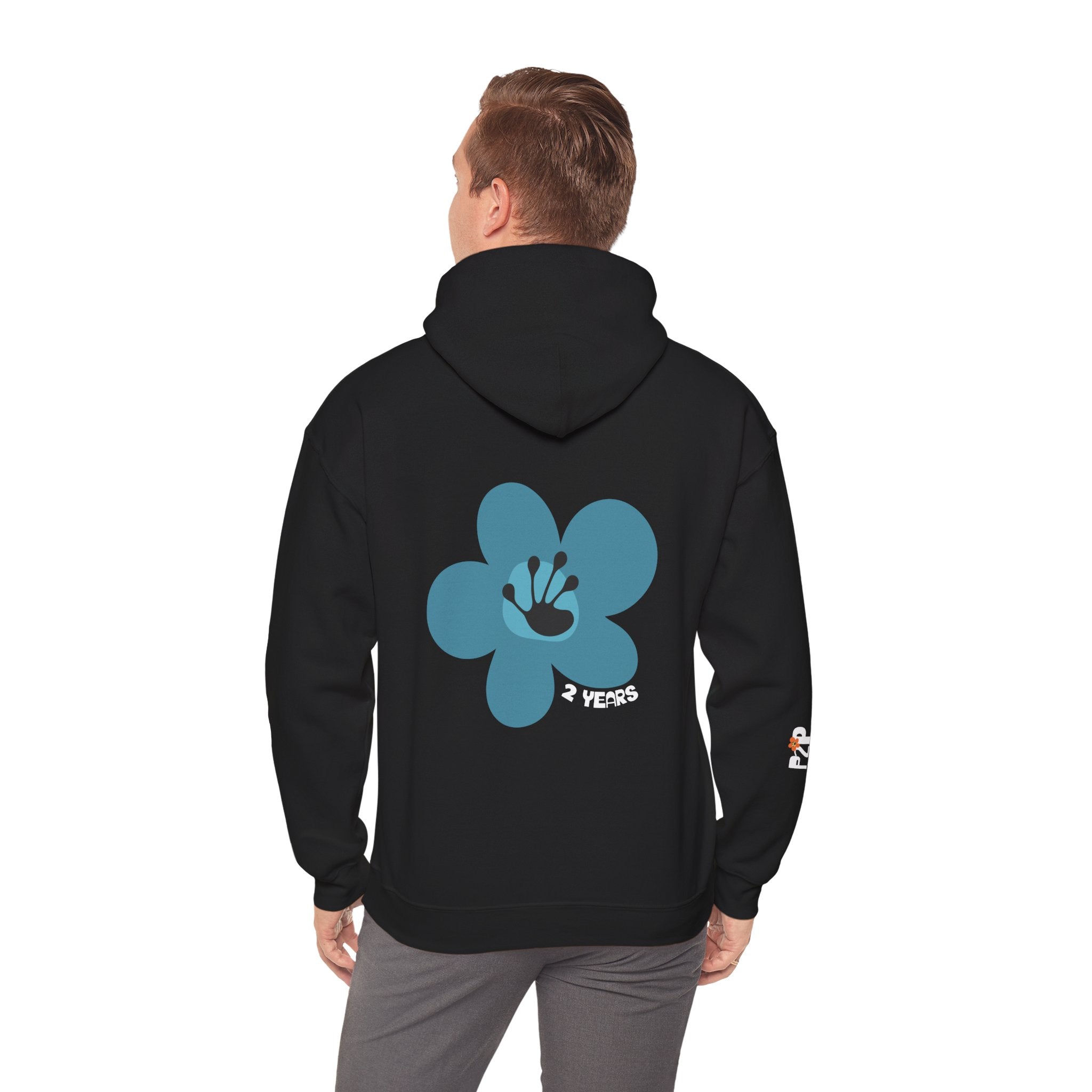 2 Year Milestone Unisex Hoodie | Recovery Gift | Poop2Poppies™