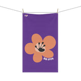30 Day Milestone Purple Tea Towel