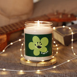9 Month Milestone Text Scented Soy Candle (255g) - Forest Green