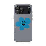 Just For Today Flower Grey Tough Phone Case | Recovery Gift | Poop2Poppies™