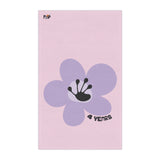 4 Year Milestone Light Pink Tea Towel