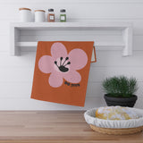 90 Day Milestone Antique Orange Tea Towel