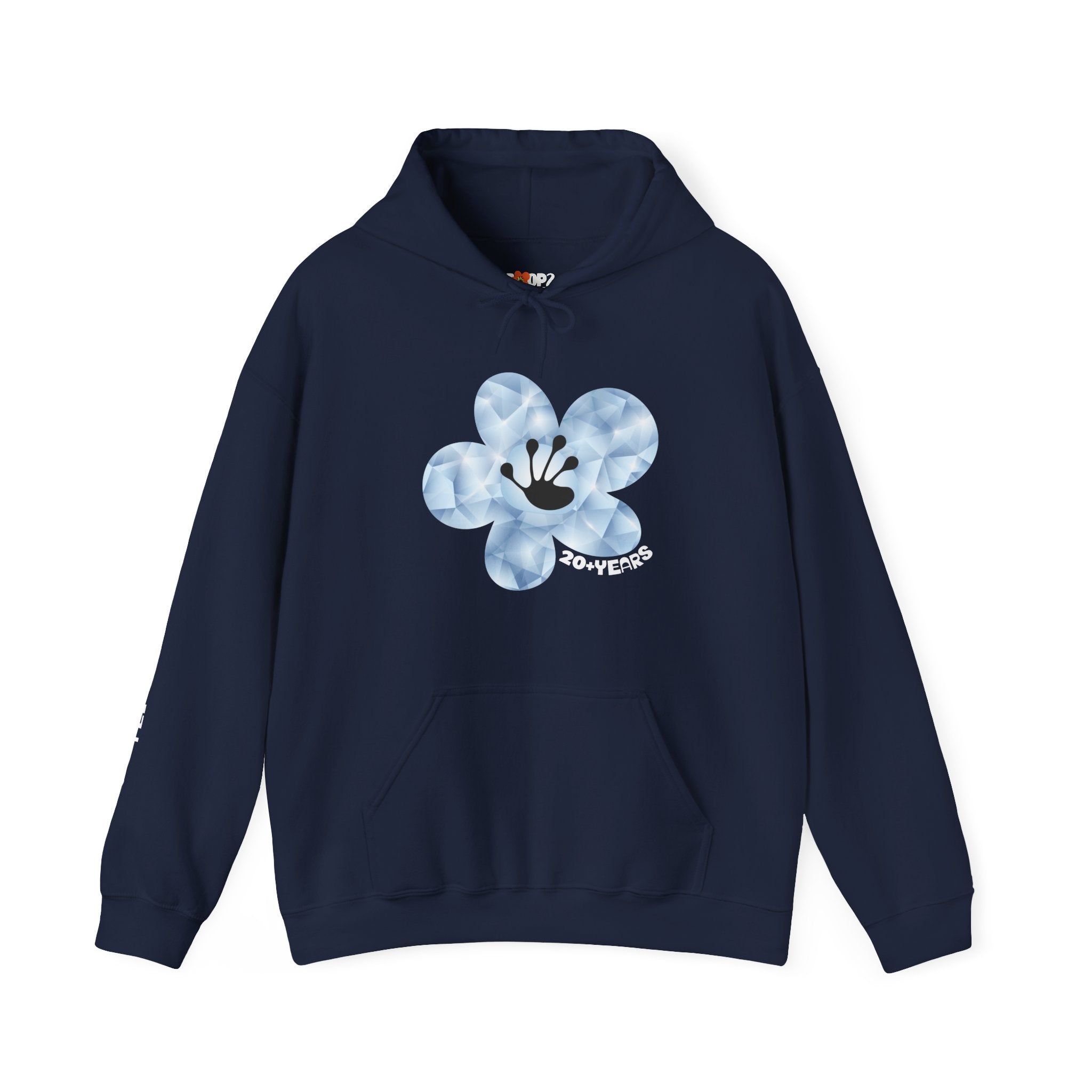 20+ Year Milestone Unisex Flower Hoodie | Recovery Gift | Poop2Poppies™